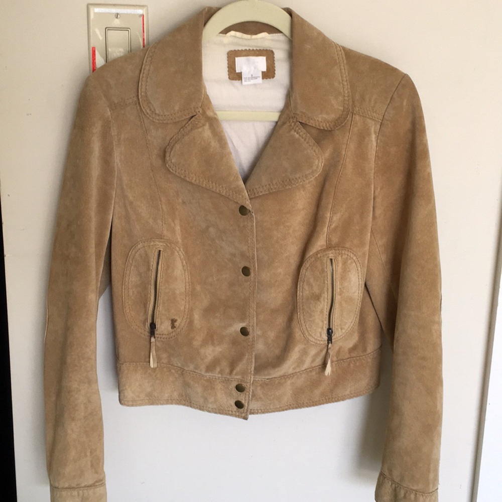 CHINE collection suede/leather jacket size 3